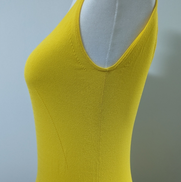 Sandro Paris Sibella Sunshine Yellow Knit Sleeveless Top - Picture 6 of 11